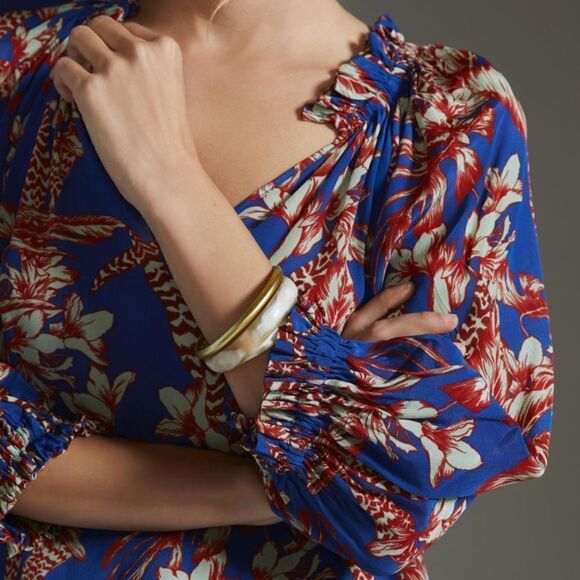 Anthropologie NWT Gilner Farrar Peasant Popover Blouse - Picture 2 of 10